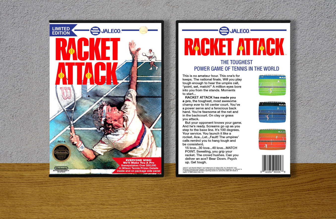 Racket Attack, Case Color: DARK GREY (OEM DS CASE COLOR)