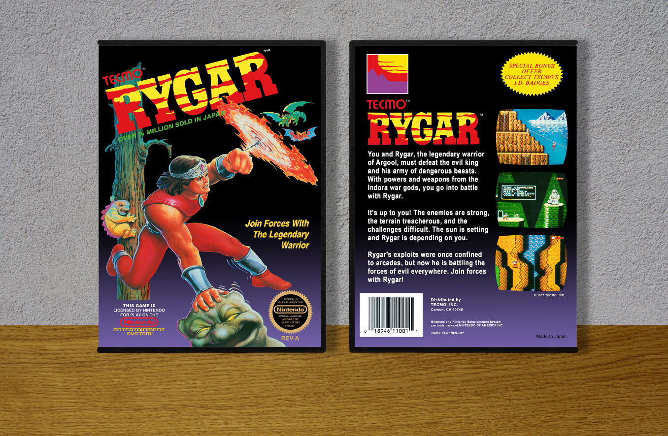 Rygar, Case Color: DARK GREY (OEM DS CASE COLOR)