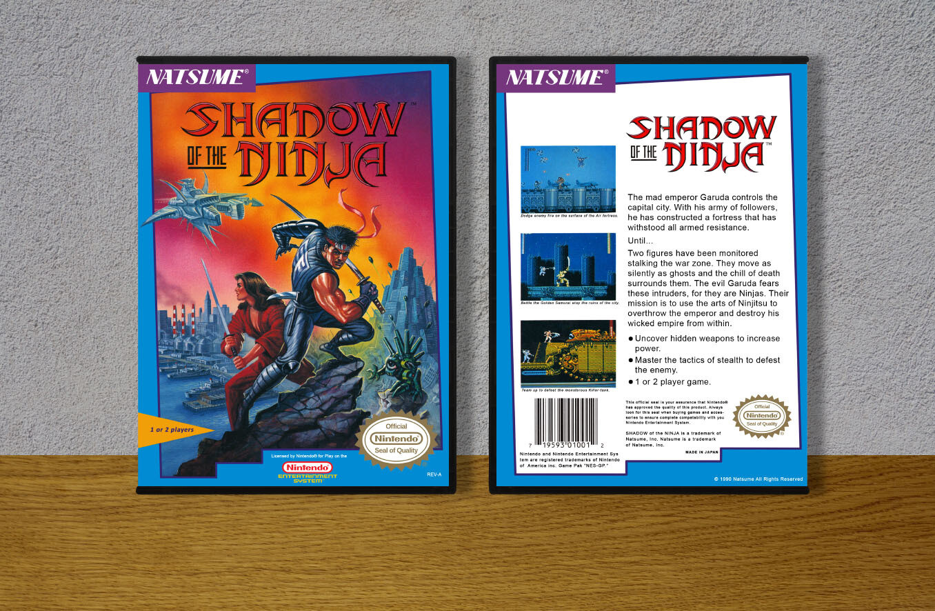 Shadow of the Ninja, Case Color: DARK GREY (OEM DS CASE COLOR)