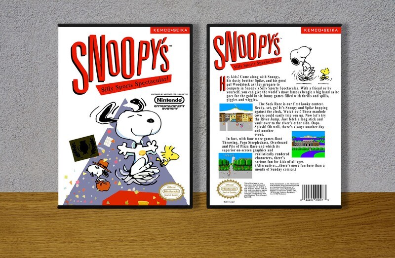 Snoopy&#39;s Silly Sports Spectacular!, Case Color: DARK GREY (OEM DS CASE COLOR)