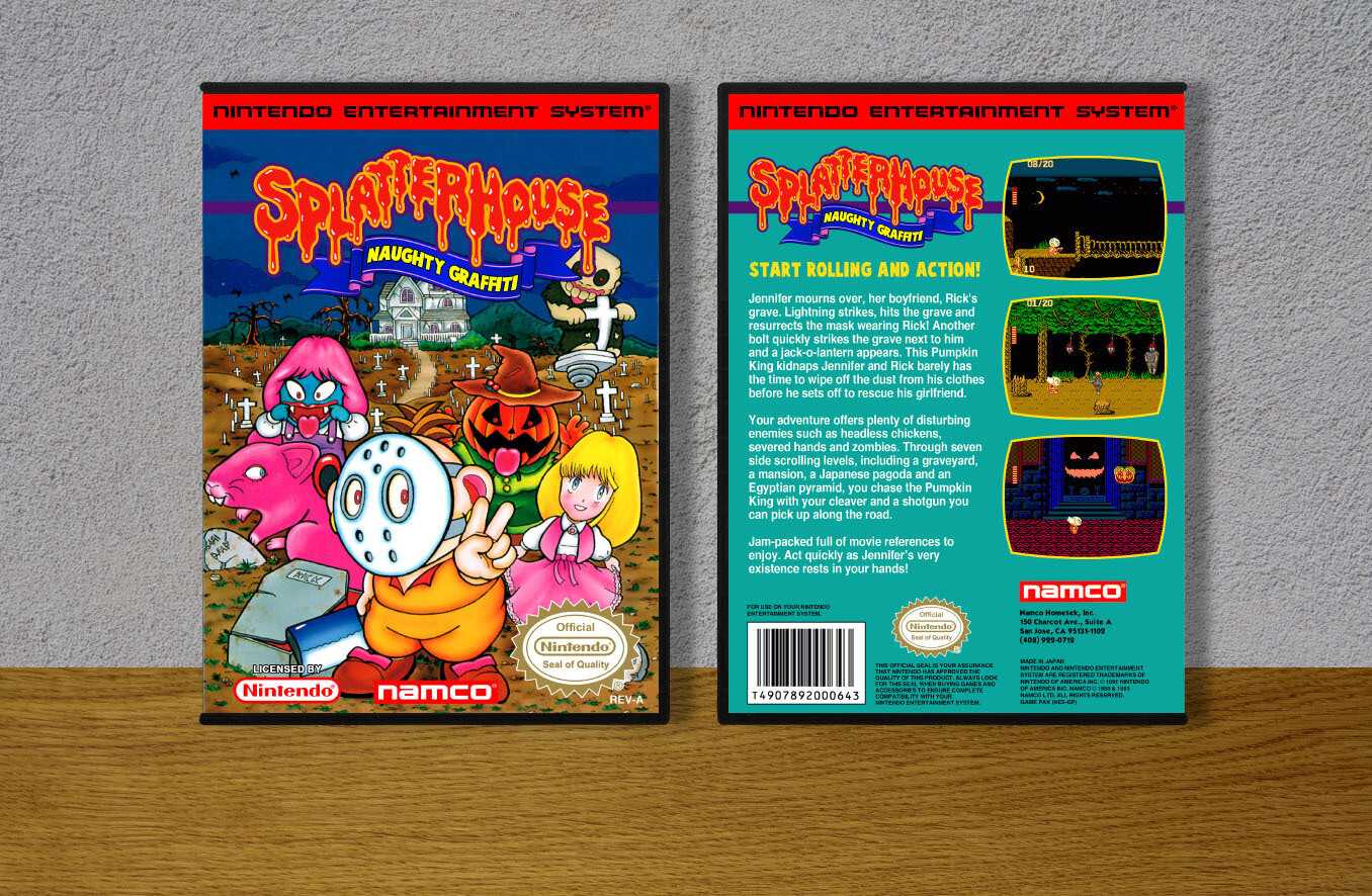 Splatterhouse: Naughty Graffiti, Case Color: DARK GREY (OEM DS CASE COLOR)