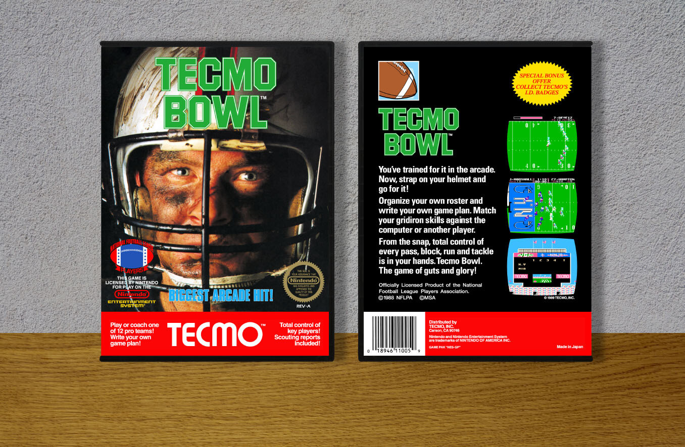 Tecmo Bowl, Case Color: DARK GREY (OEM DS CASE COLOR)