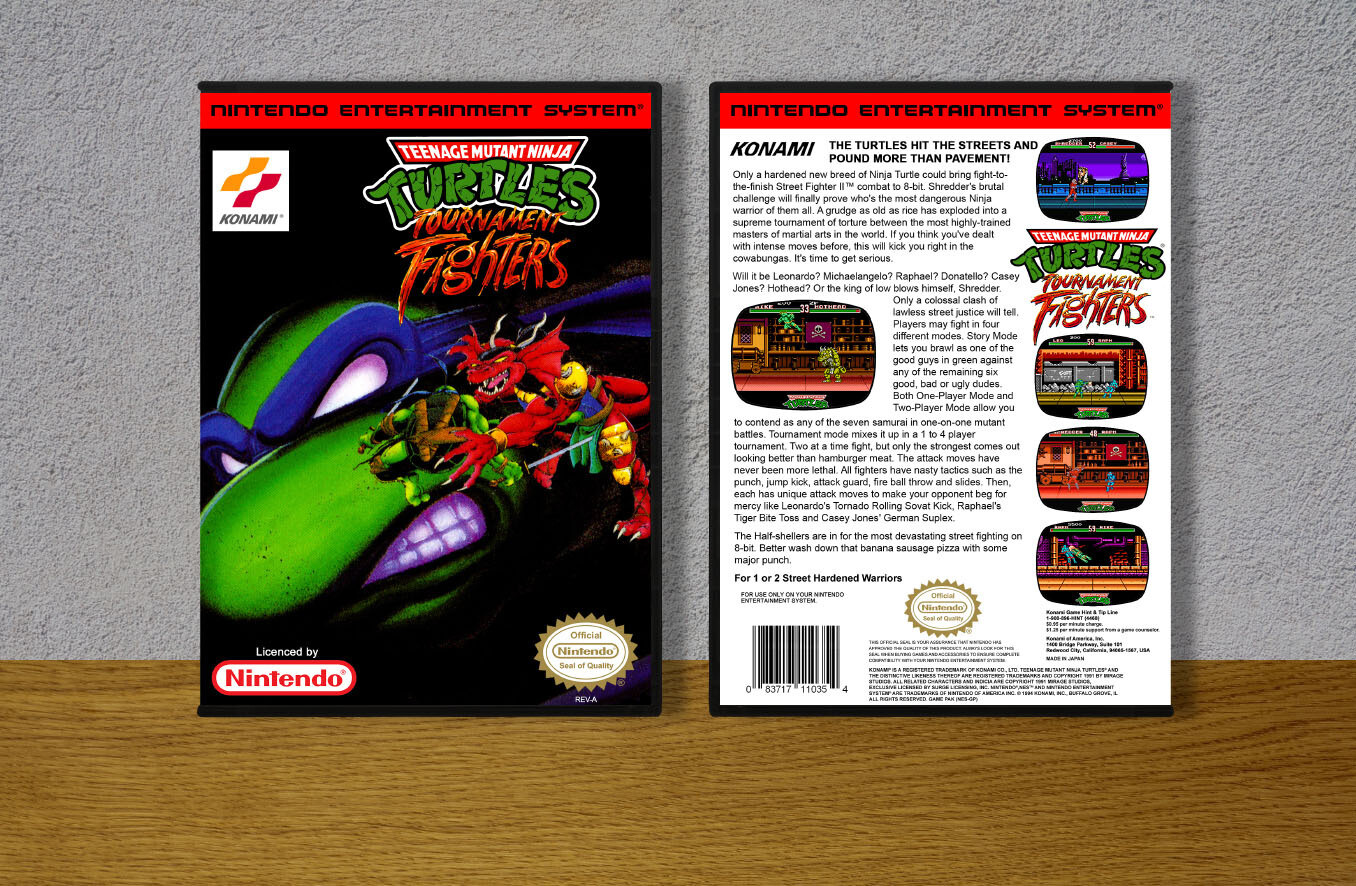 Teenage Mutant Ninja Turtles: Tournament Fighters, Case Color: DARK GREY (OEM DS CASE COLOR)