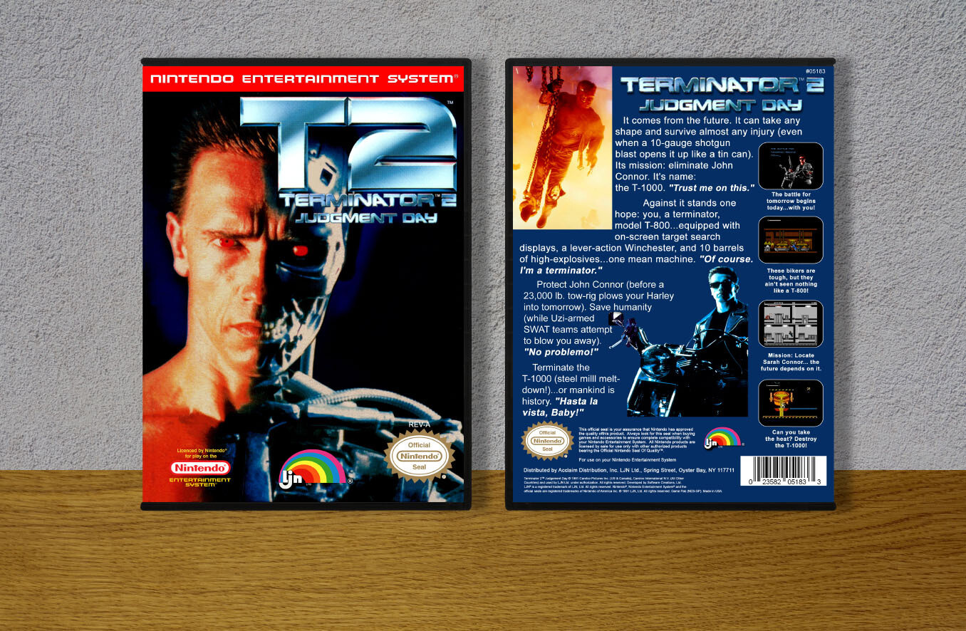 Terminator 2: Judgment Day, Case Color: DARK GREY (OEM DS CASE COLOR)