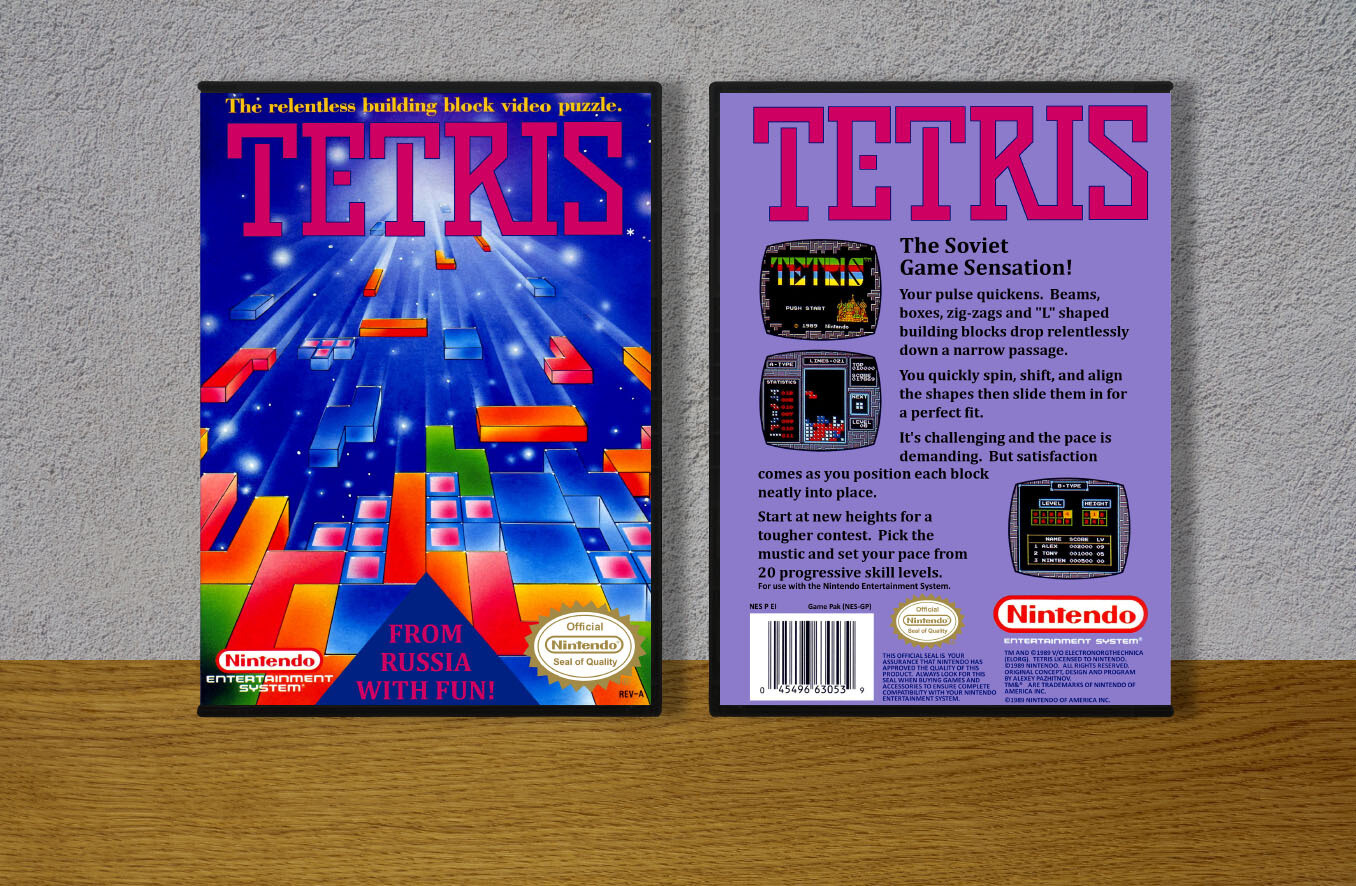 Tetris (Nintendo), Case Color: DARK GREY (OEM DS CASE COLOR)