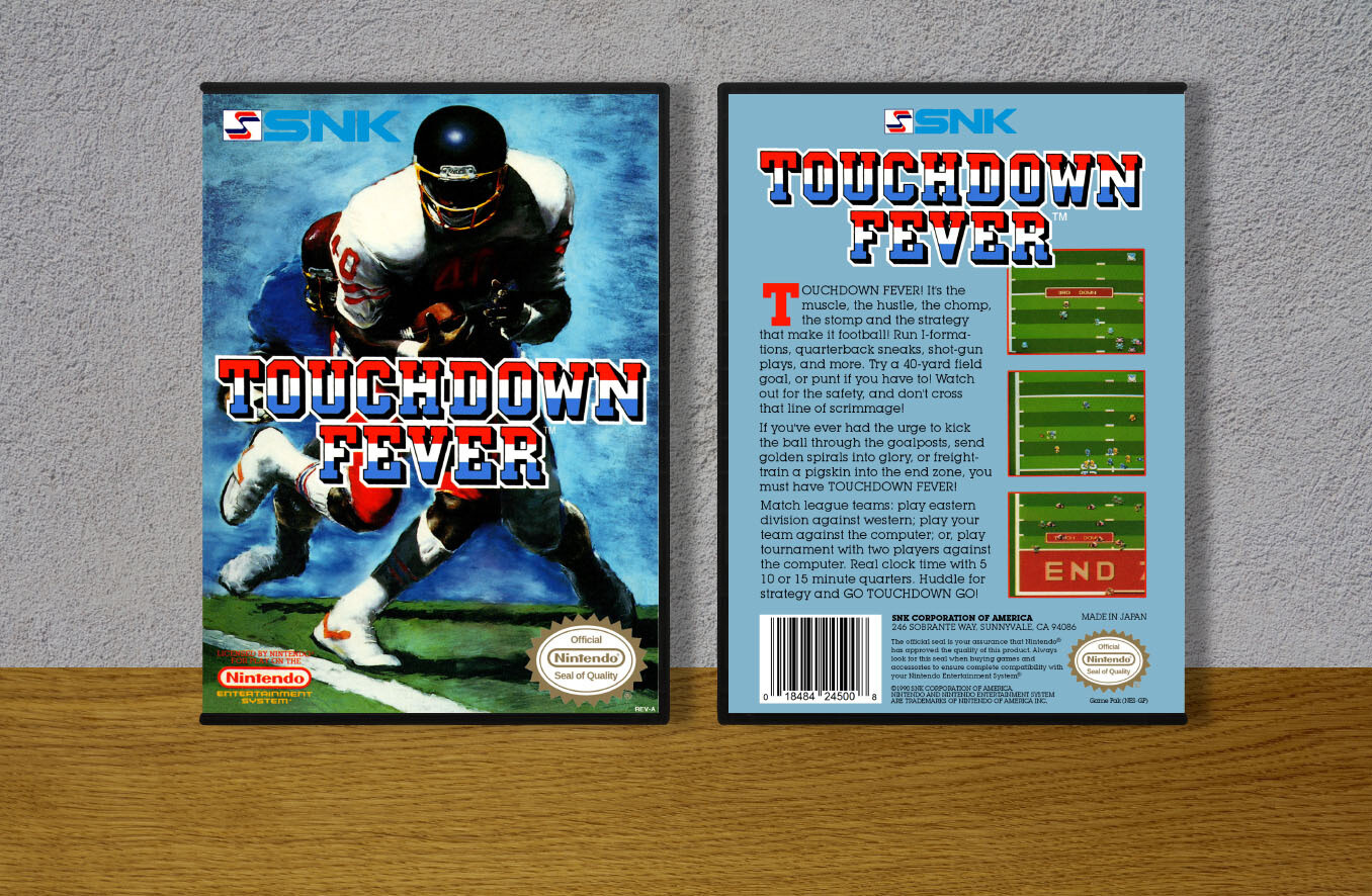 Touchdown Fever, Case Color: DARK GREY (OEM DS CASE COLOR)