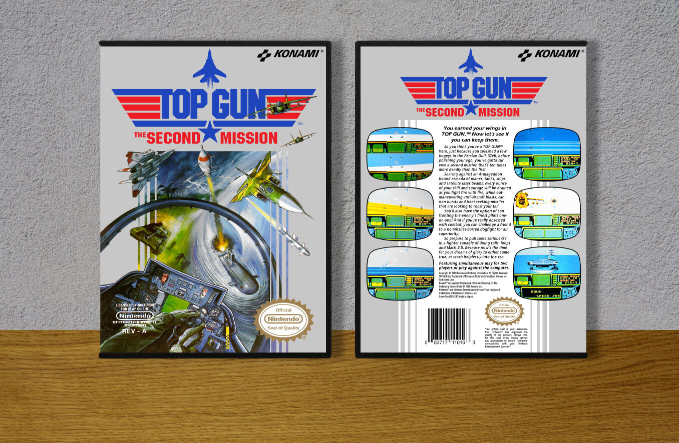 Top Gun: The Second Mission, Case Color: DARK GREY (OEM DS CASE COLOR)