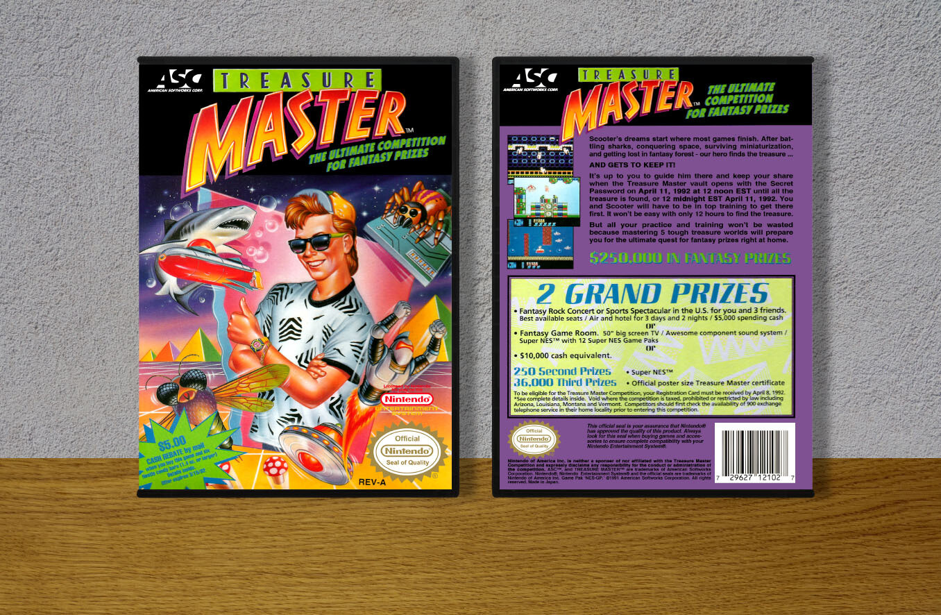 Treasure Master, Case Color: DARK GREY (OEM DS CASE COLOR)