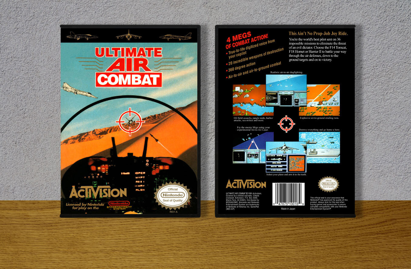 Ultimate Air Combat, Case Color: DARK GREY (OEM DS CASE COLOR)