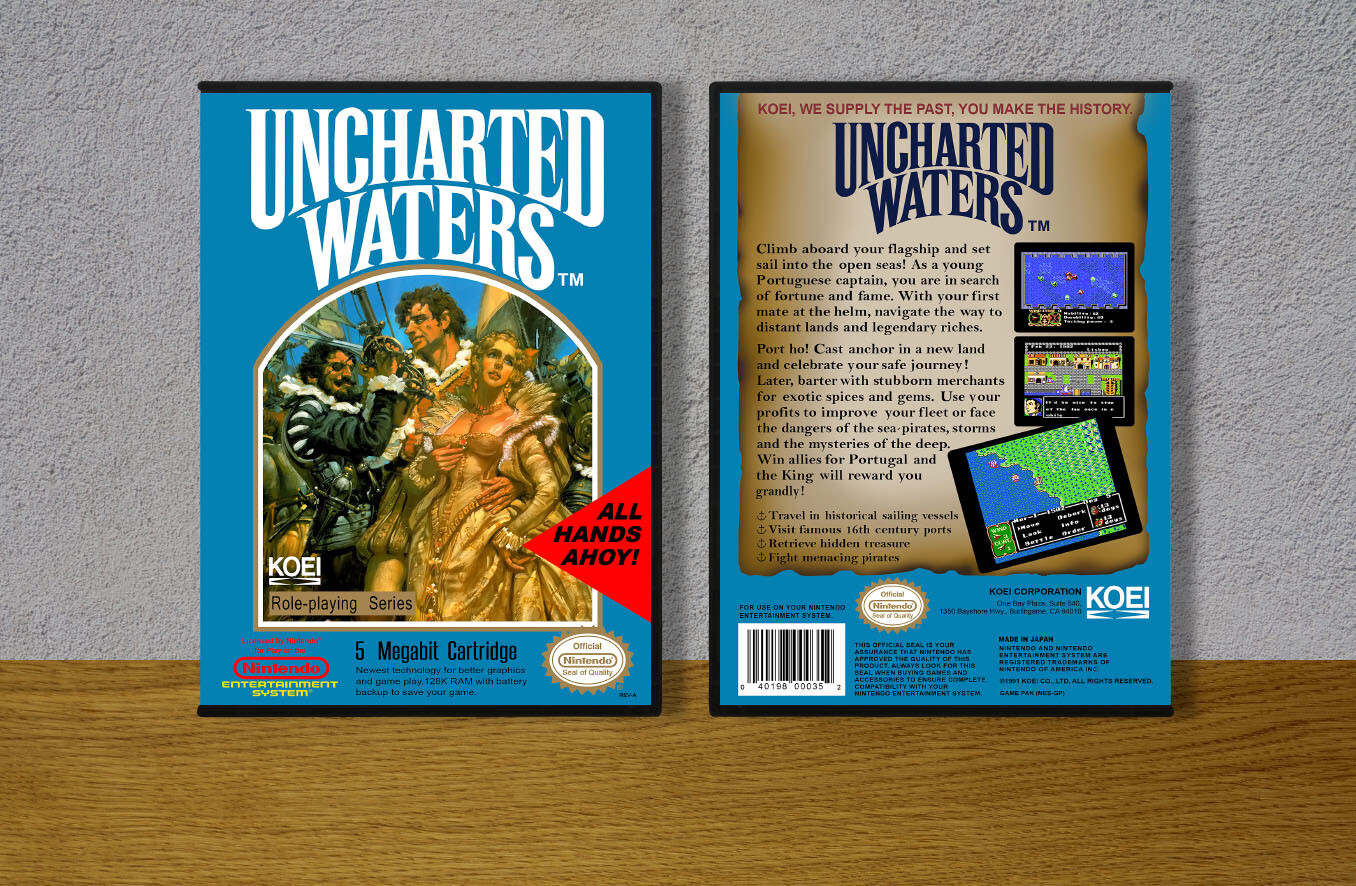 Uncharted Waters, Case Color: DARK GREY (OEM DS CASE COLOR)