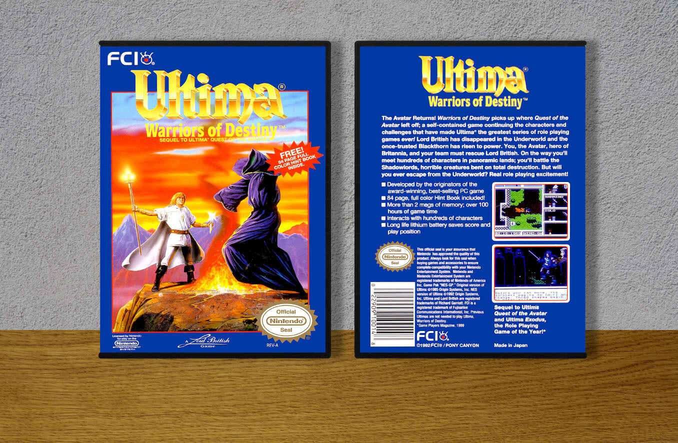 Ultima: Warriors of Destiny, Case Color: DARK GREY (OEM DS CASE COLOR)