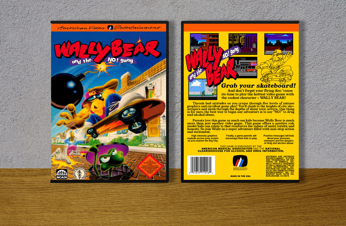 Wally Bear and the No! Gang (AVE), Case Color: DARK GREY (OEM DS CASE COLOR)