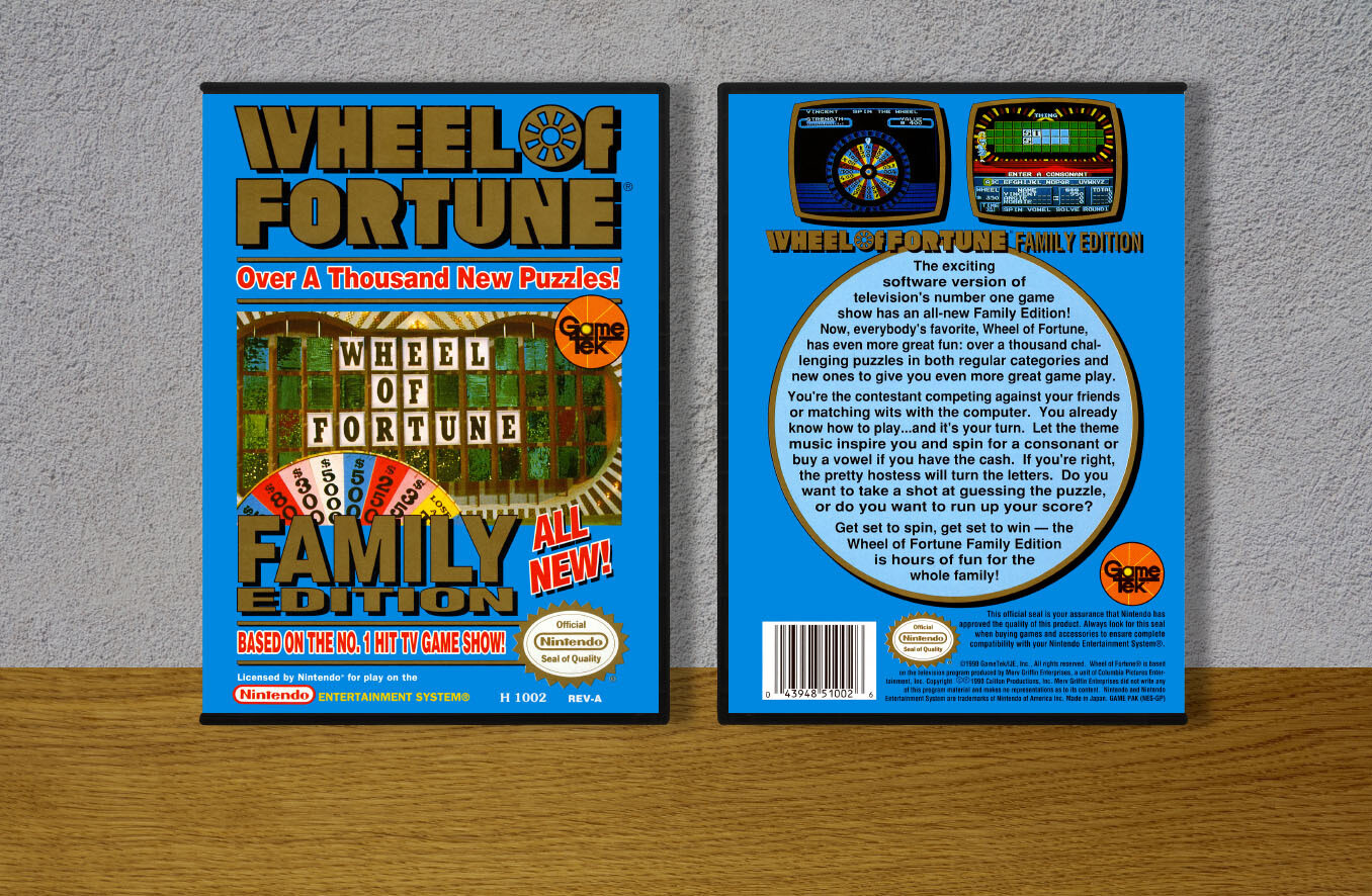 Wheel of Fortune: Family Edition, Case Color: DARK GREY (OEM DS CASE COLOR)