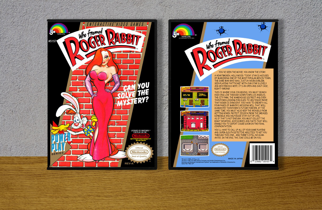 Who Framed Roger Rabbit, Case Color: DARK GREY (OEM DS CASE COLOR)