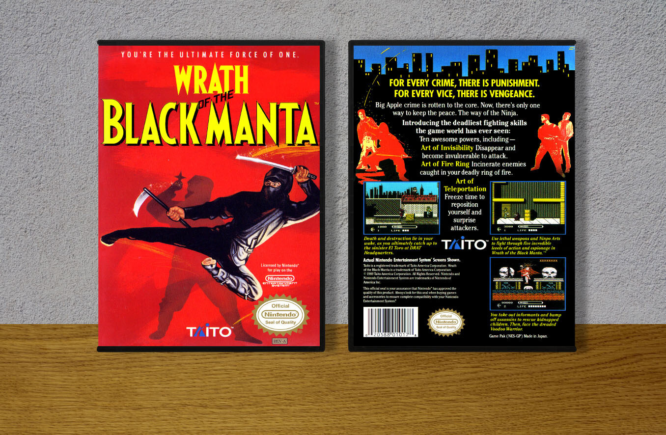 Wrath of the Black Manta, Case Color: DARK GREY (OEM DS CASE COLOR)