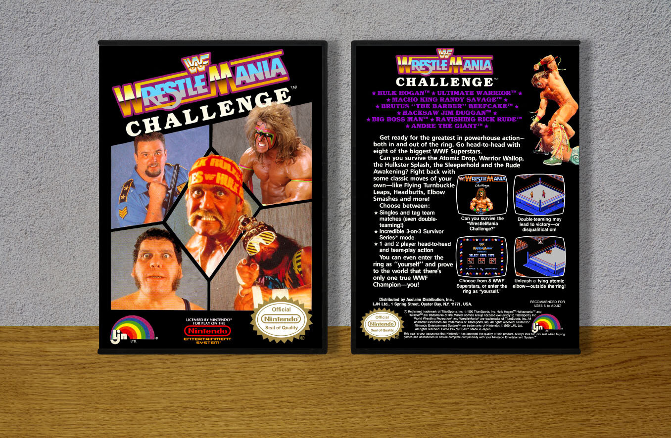 WWF Wrestlemania Challenge, Case Color: DARK GREY (OEM DS CASE COLOR)