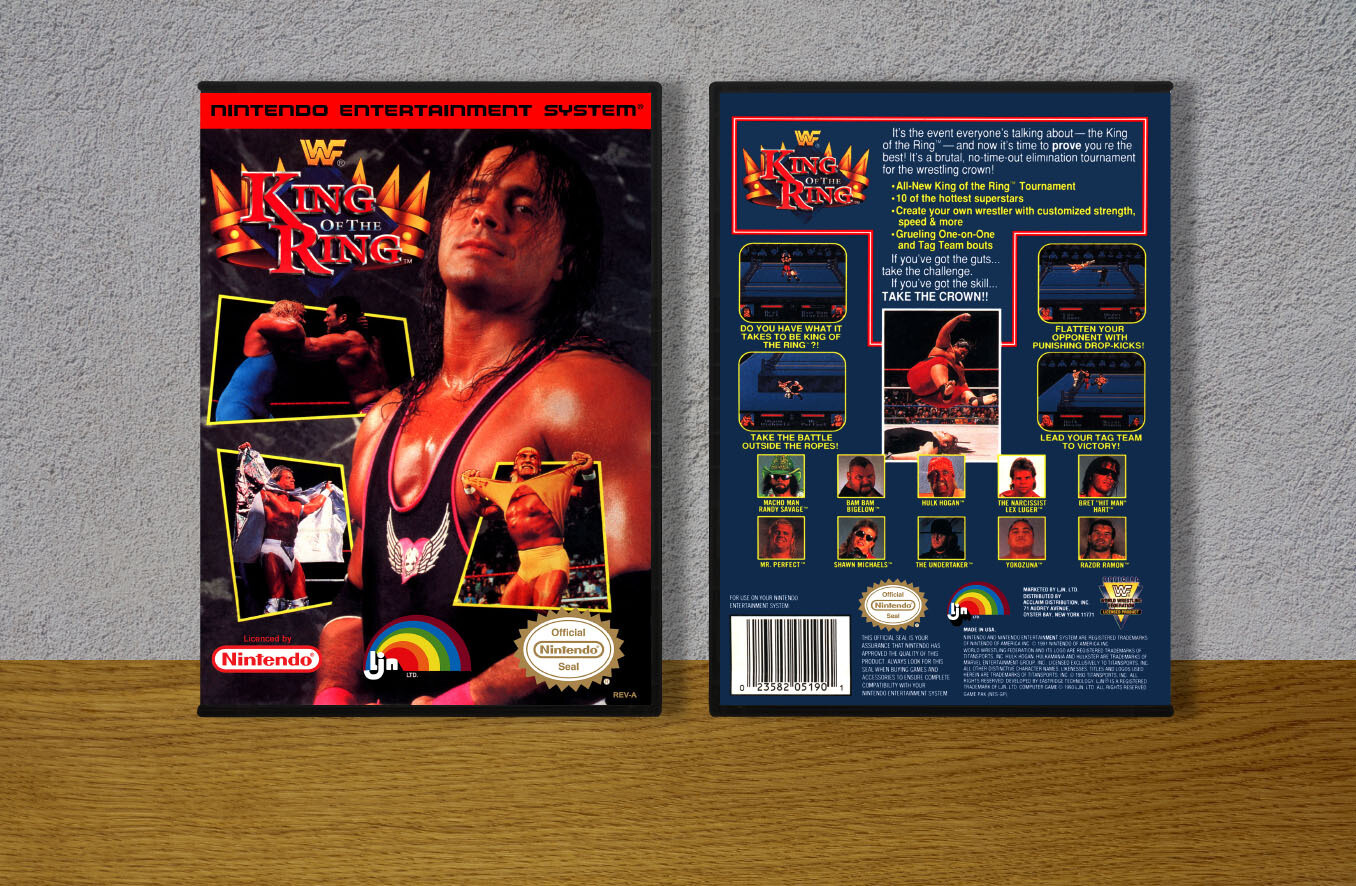 WWF King of the Ring, Case Color: DARK GREY (OEM DS CASE COLOR)