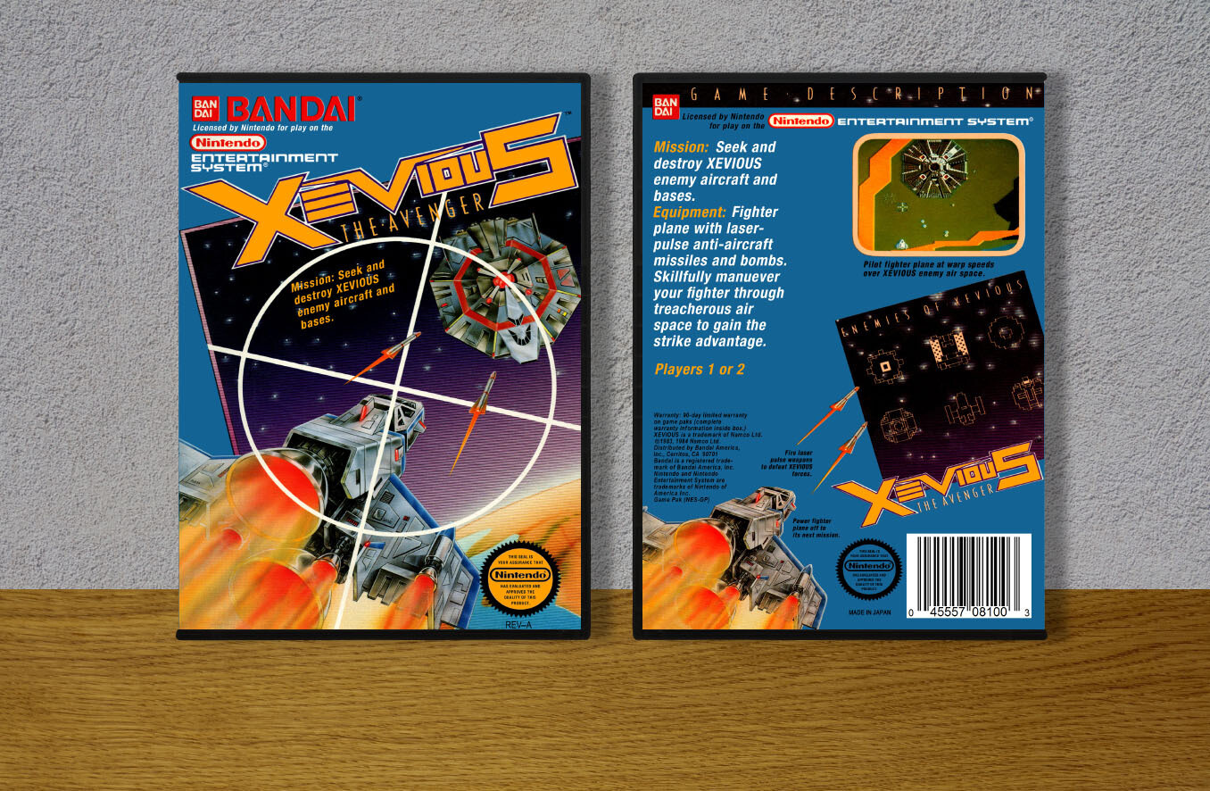 Xevious: The Avenger, Case Color: DARK GREY (OEM DS CASE COLOR)