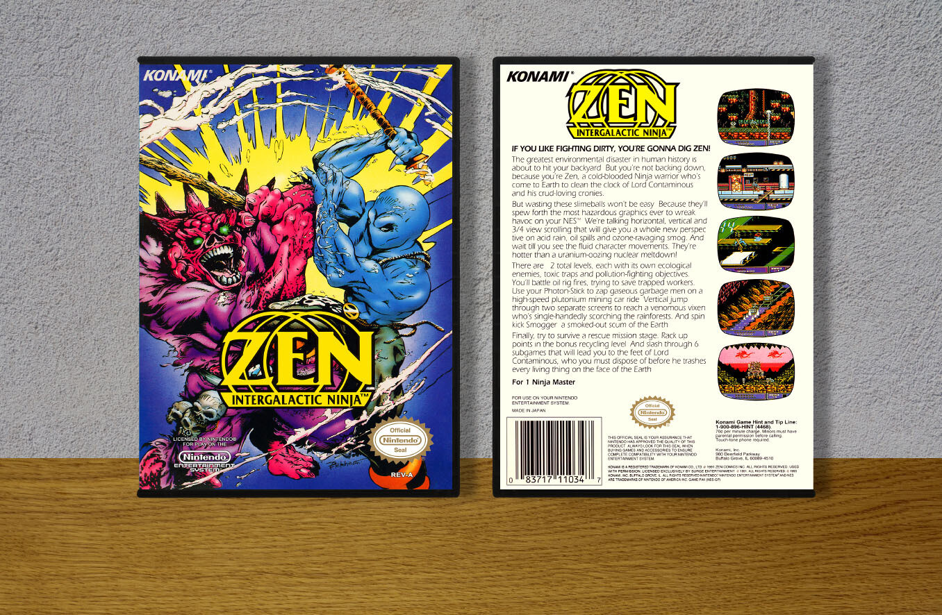 Zen: Intergalactic Ninja, Case Color: DARK GREY (OEM DS CASE COLOR)