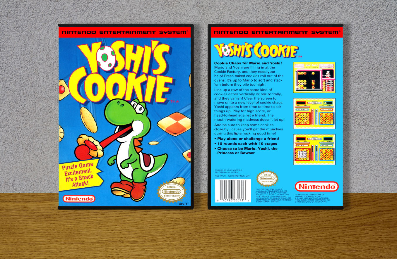 Yoshi&#39;s Cookie, Case Color: DARK GREY (OEM DS CASE COLOR)