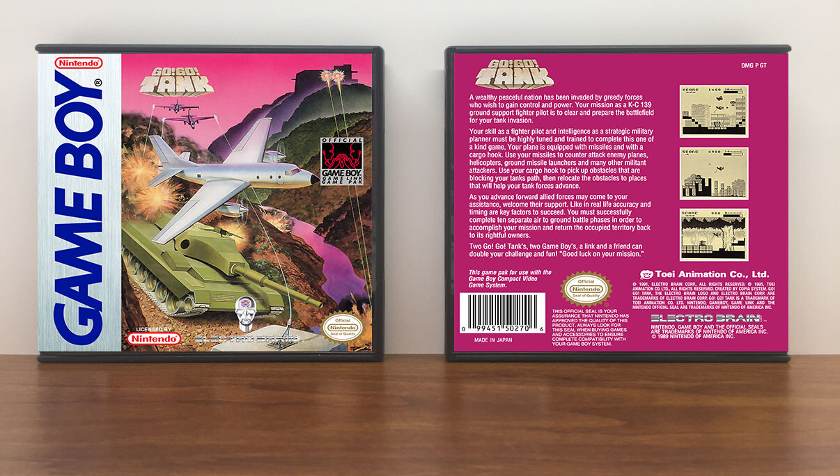 Go! Go! Tank, Artwork Spine Color: Chrome