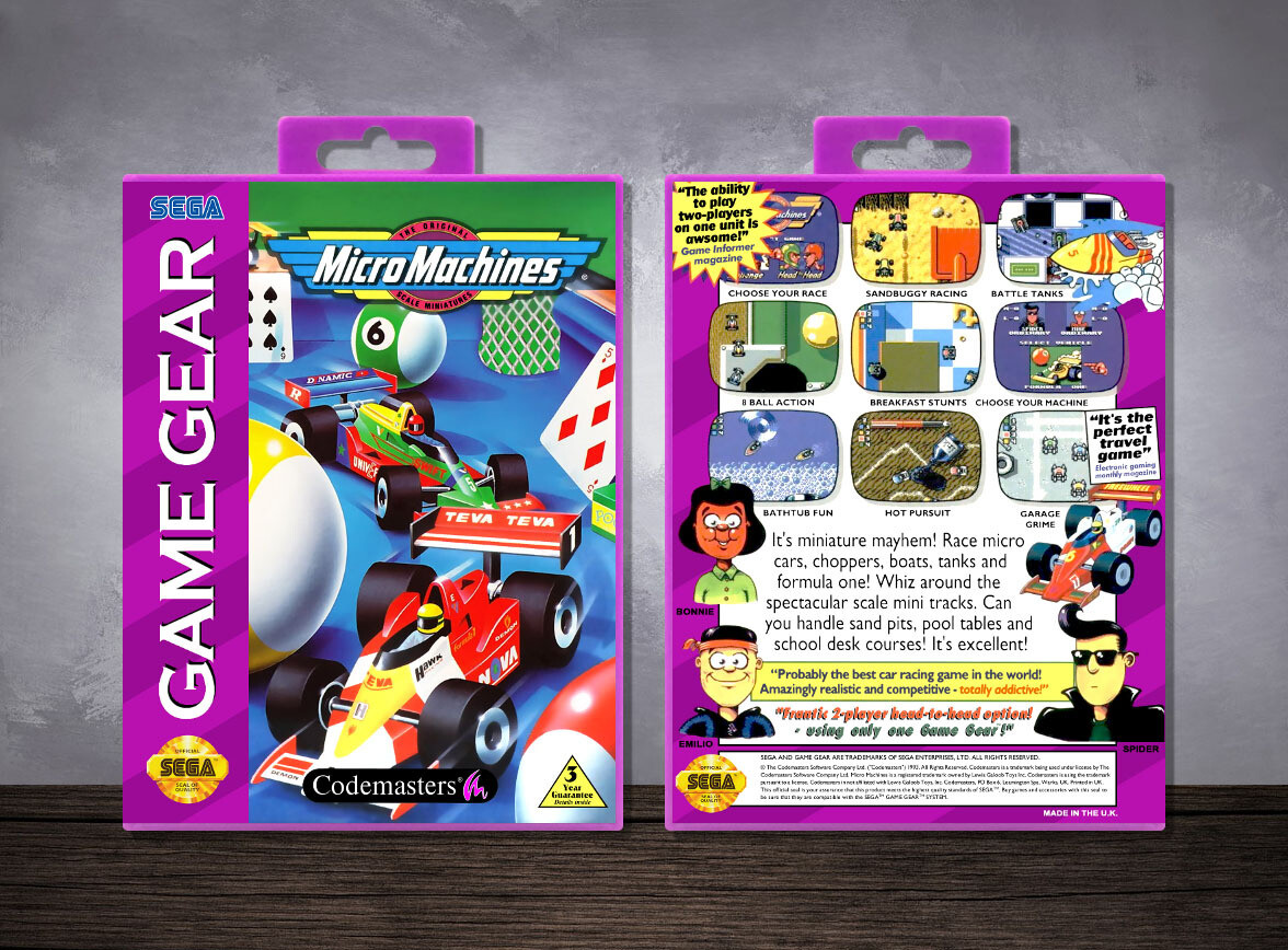 Micro Machines, Case Color: Purple