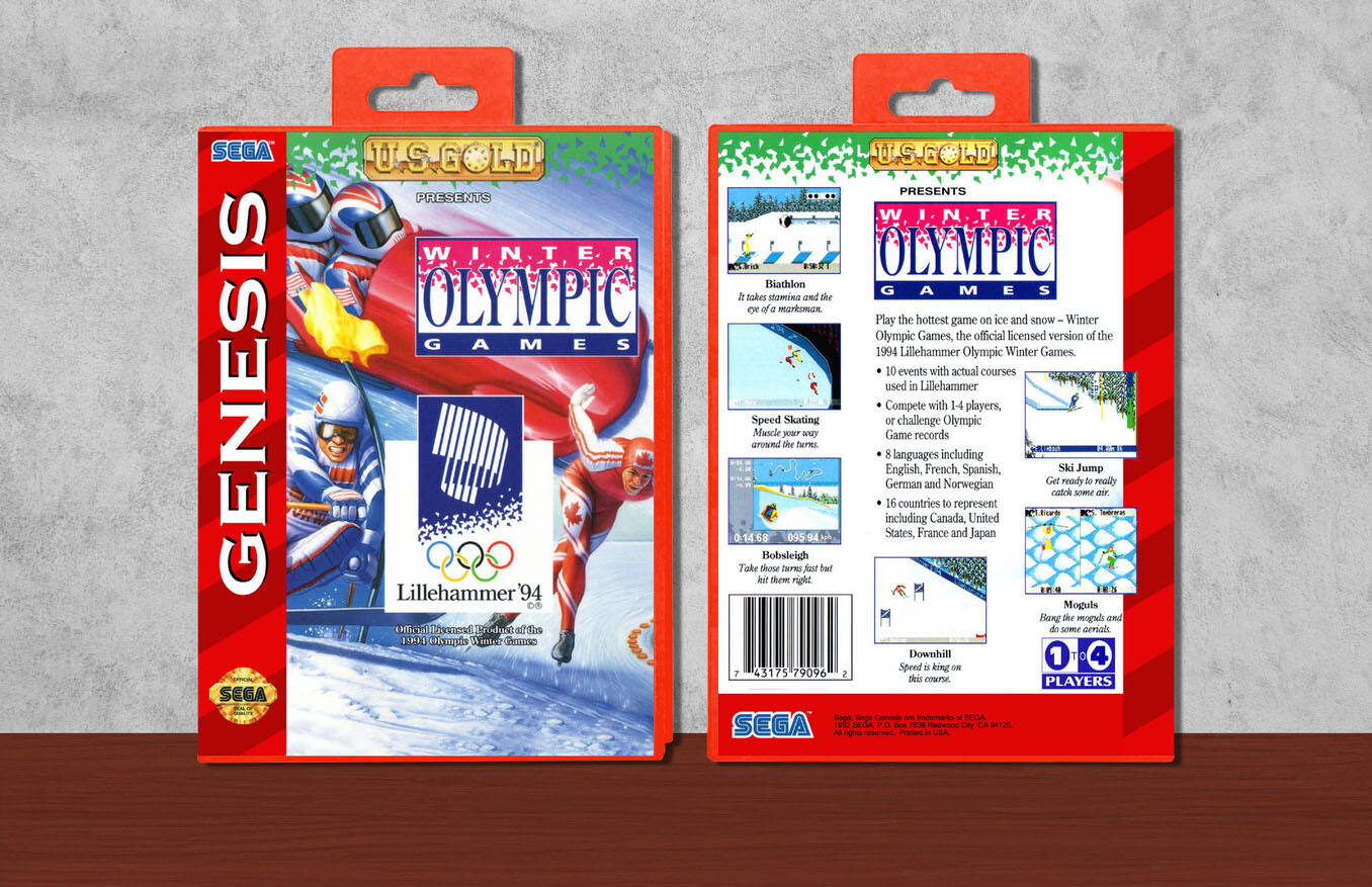 Winter Olympics: Lillehammer 94, Case Color: Red