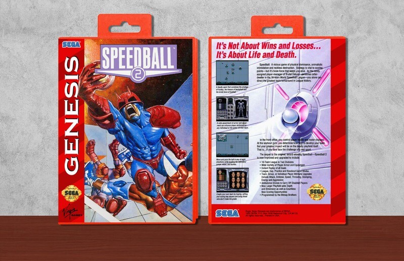 Speedball 2: Brutal Deluxe, Case Color: Red