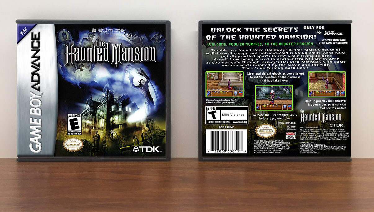 Haunted Mansion, The, Artwork Spine Color: Chrome