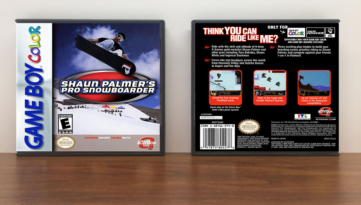 Shaun Palmer&#39;s Pro Snowboarder, Artwork Spine Color: Chrome