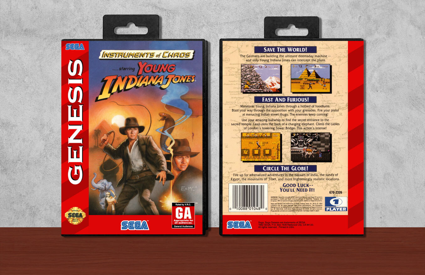 Instruments of Chaos starring Young Indiana Jones, Case Color: Black