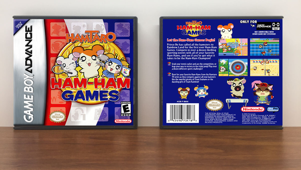 Hamtaro: Ham-Ham Games, Artwork Spine Color: Chrome