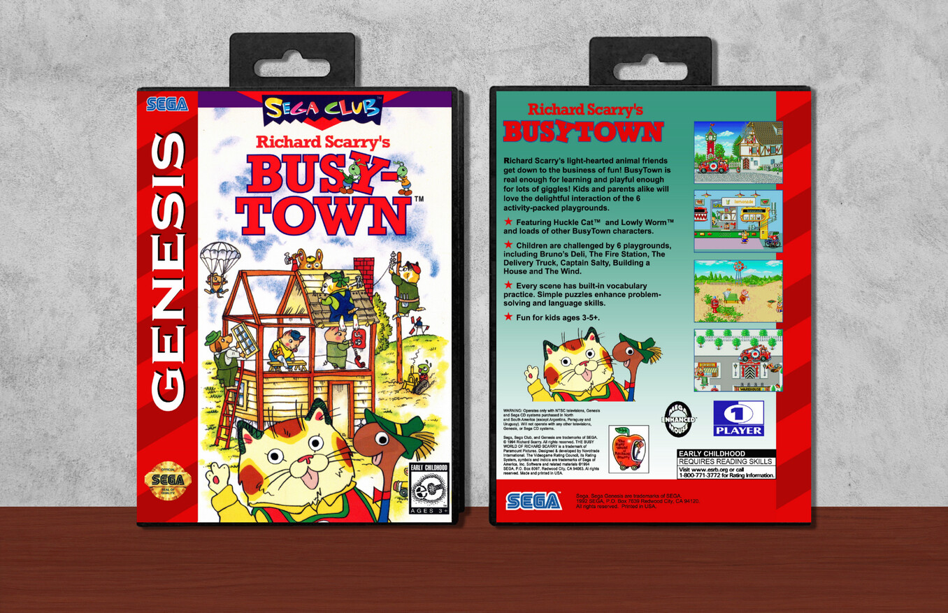 Richard Scarry&#39;s Busytown, Case Color: Black