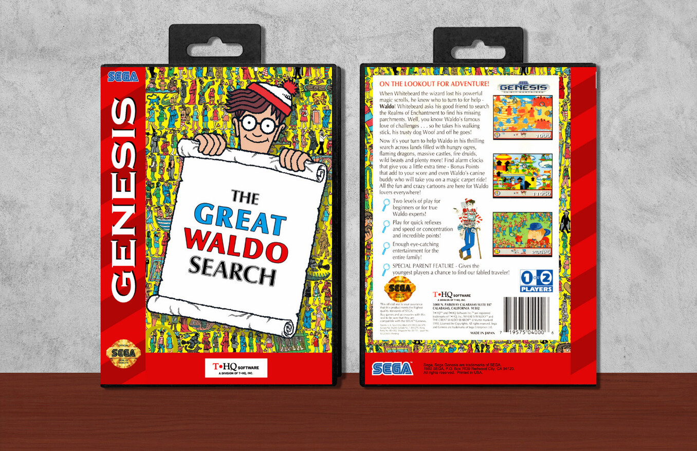 Great Waldo Search, The, Case Color: Black