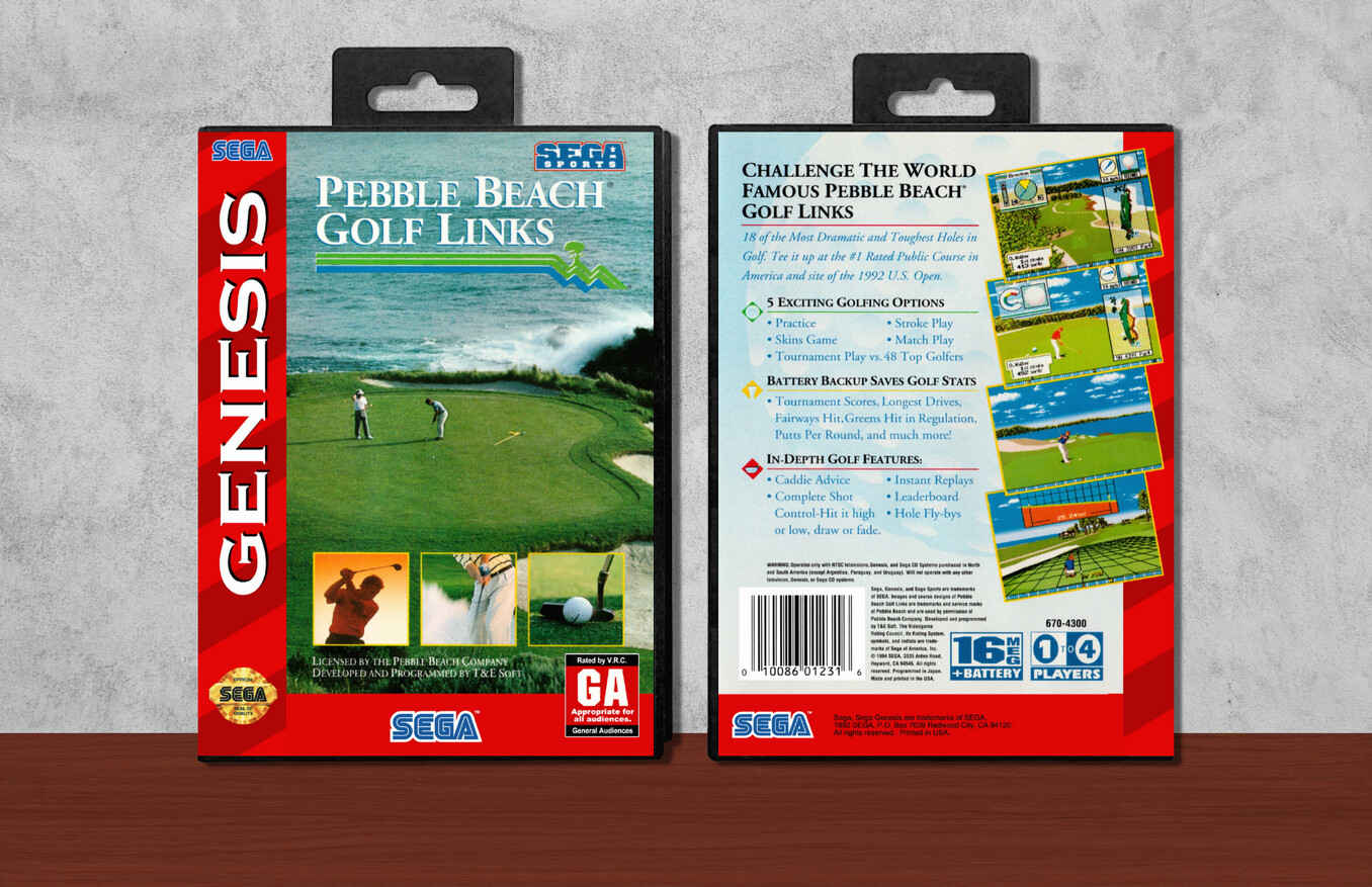 Pebble Beach Golf Links, Case Color: Black