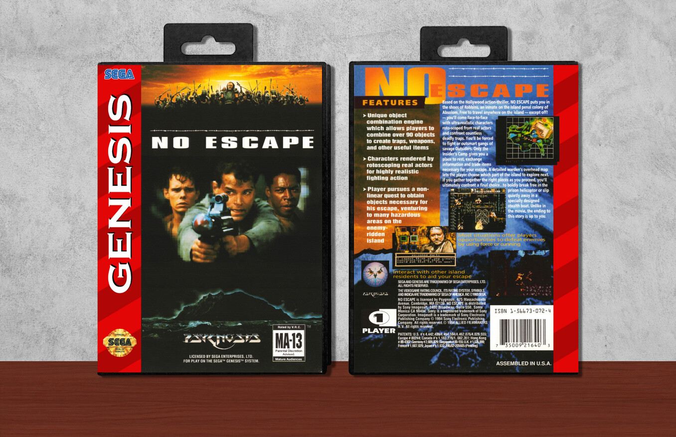 No Escape, Case Color: Black