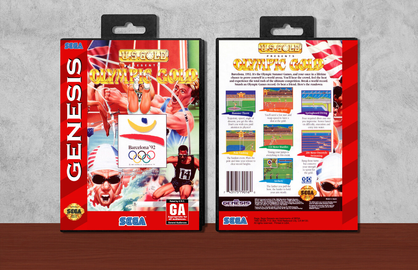 Olympic Gold: Barcelona &#39;92, Case Color: Black