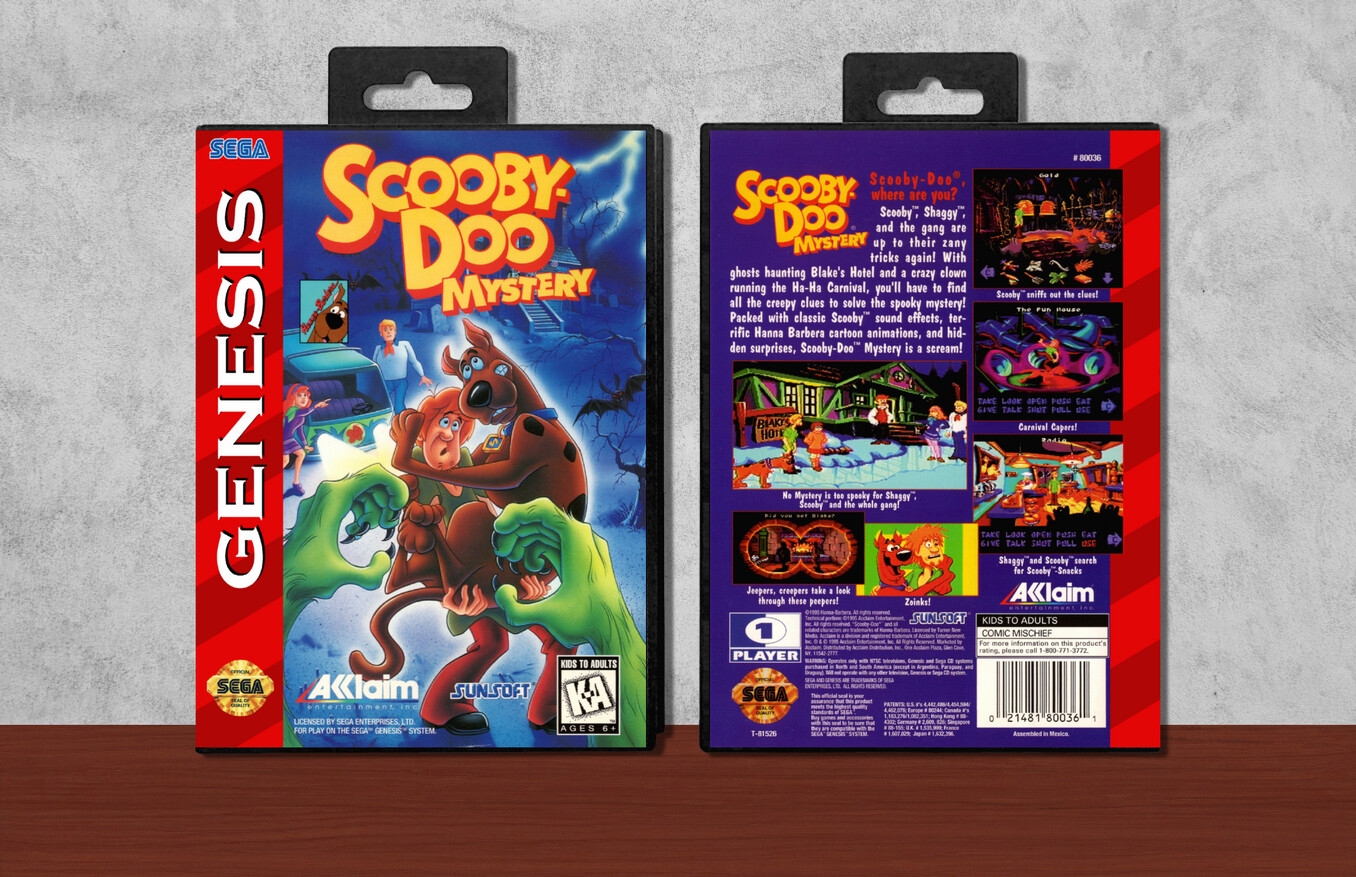 Scooby-Doo Mystery, Case Color: Black