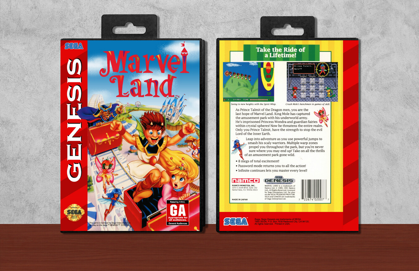 Marvel Land, Case Color: Black