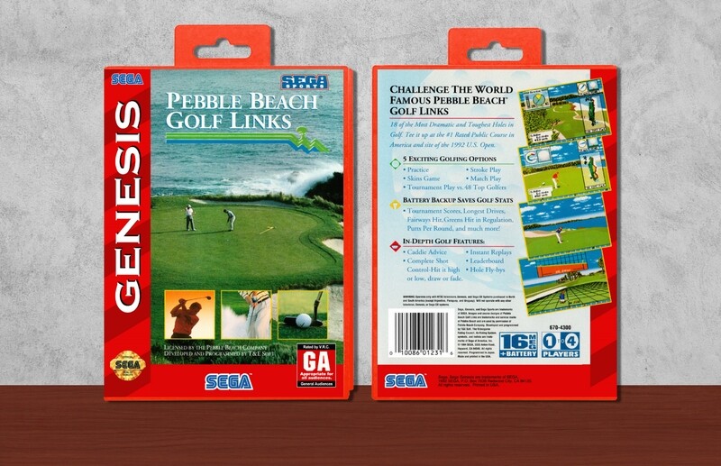 Pebble Beach Golf Links, Case Color: Red