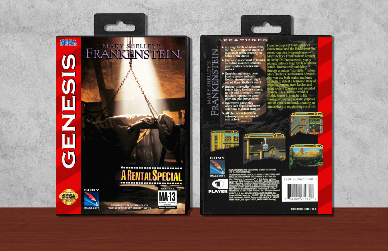 Mary Shelley&#39;s Frankenstein, Case Color: Black