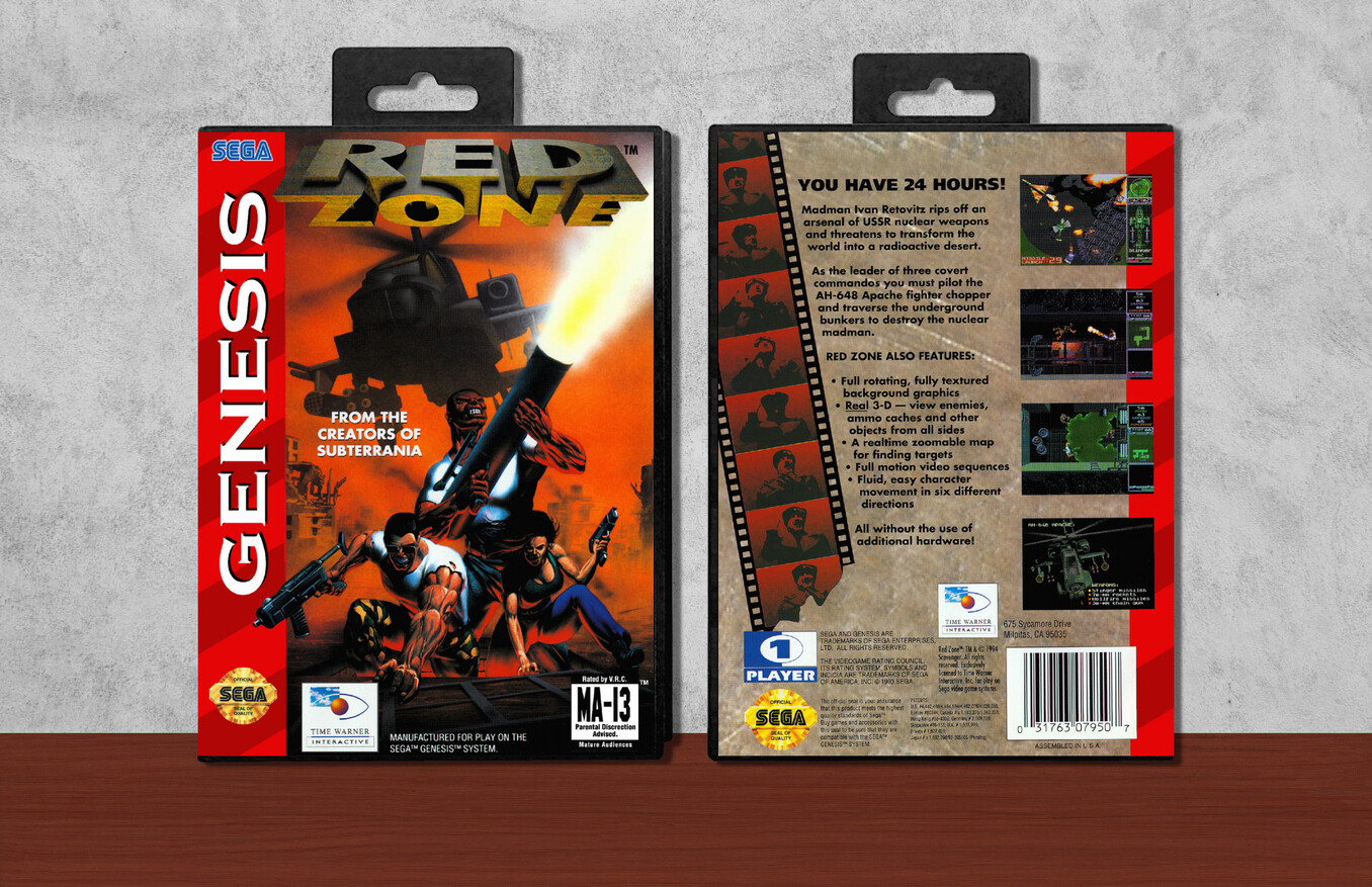 Red Zone, Case Color: Black