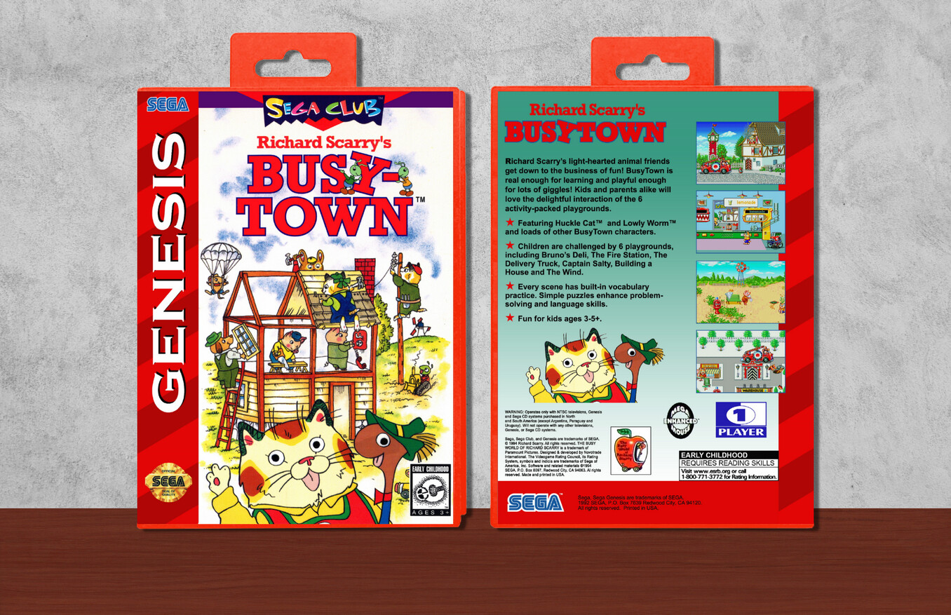 Richard Scarry&#39;s Busytown, Case Color: Red
