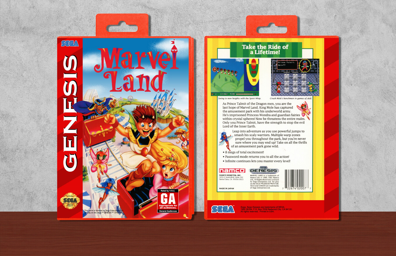 Marvel Land, Case Color: Red