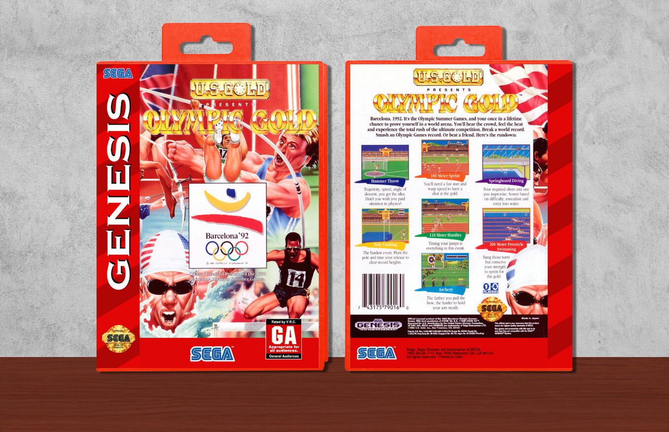 Olympic Gold: Barcelona &#39;92, Case Color: Red