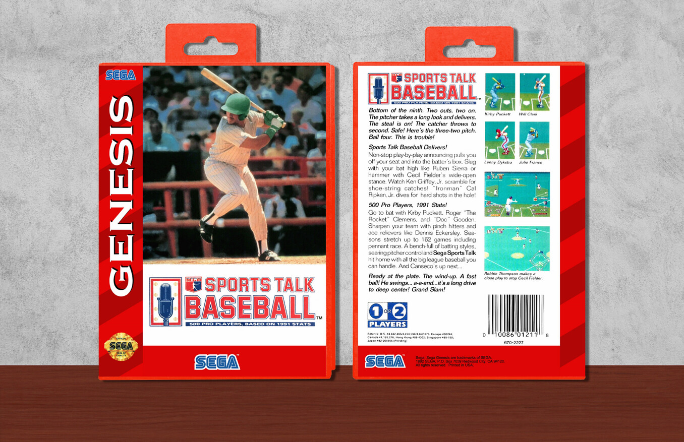 Sports Talk Baseball, Case Color: Red