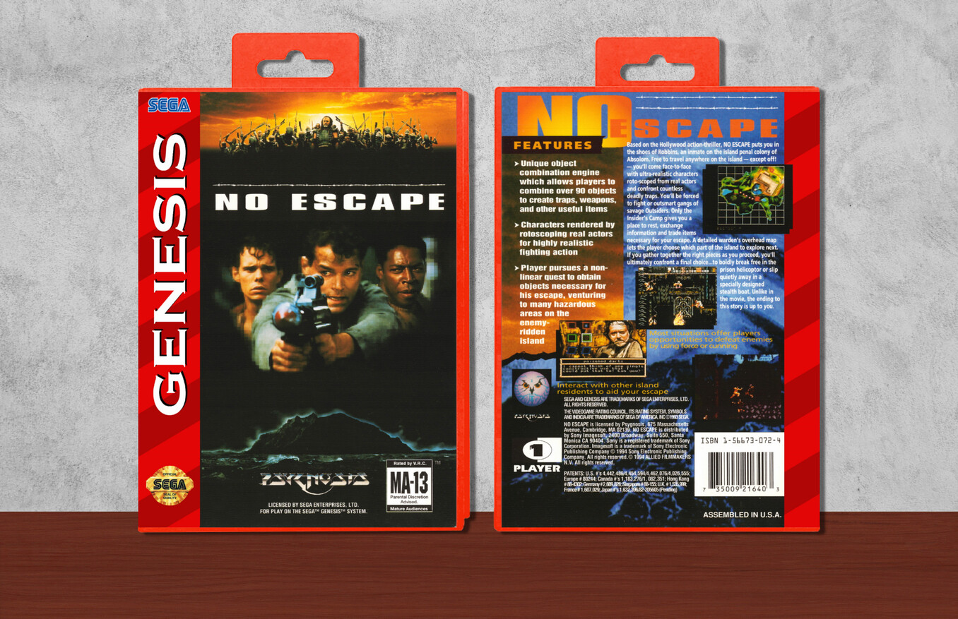 No Escape, Case Color: Red