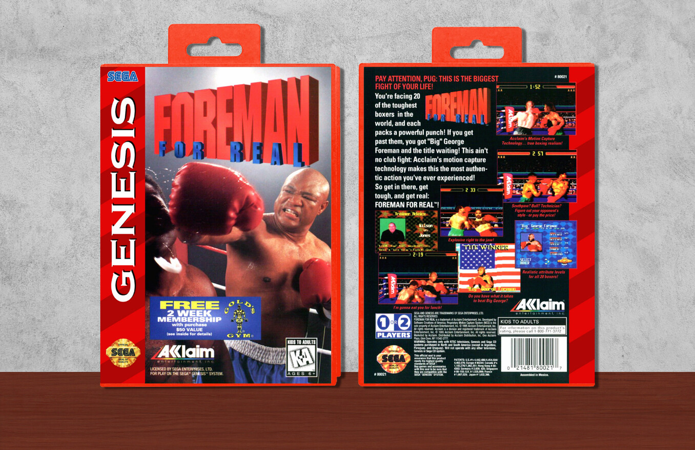 Foreman For Real, Case Color: Red