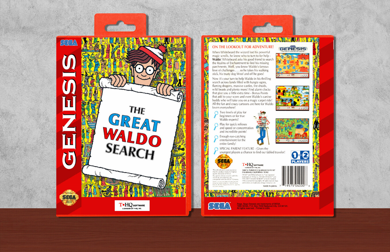 Great Waldo Search, The, Case Color: Red
