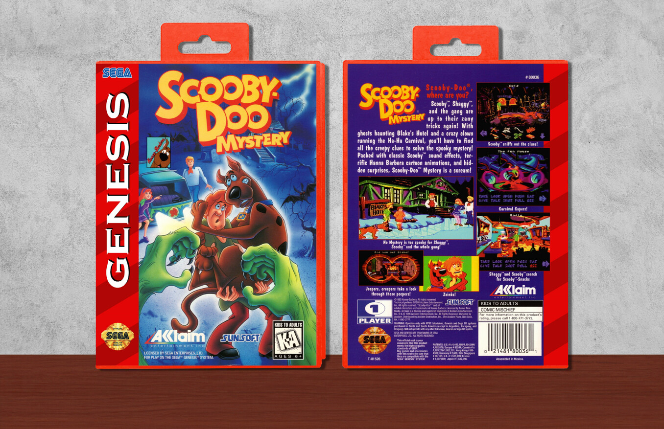 Scooby-Doo Mystery, Case Color: Red